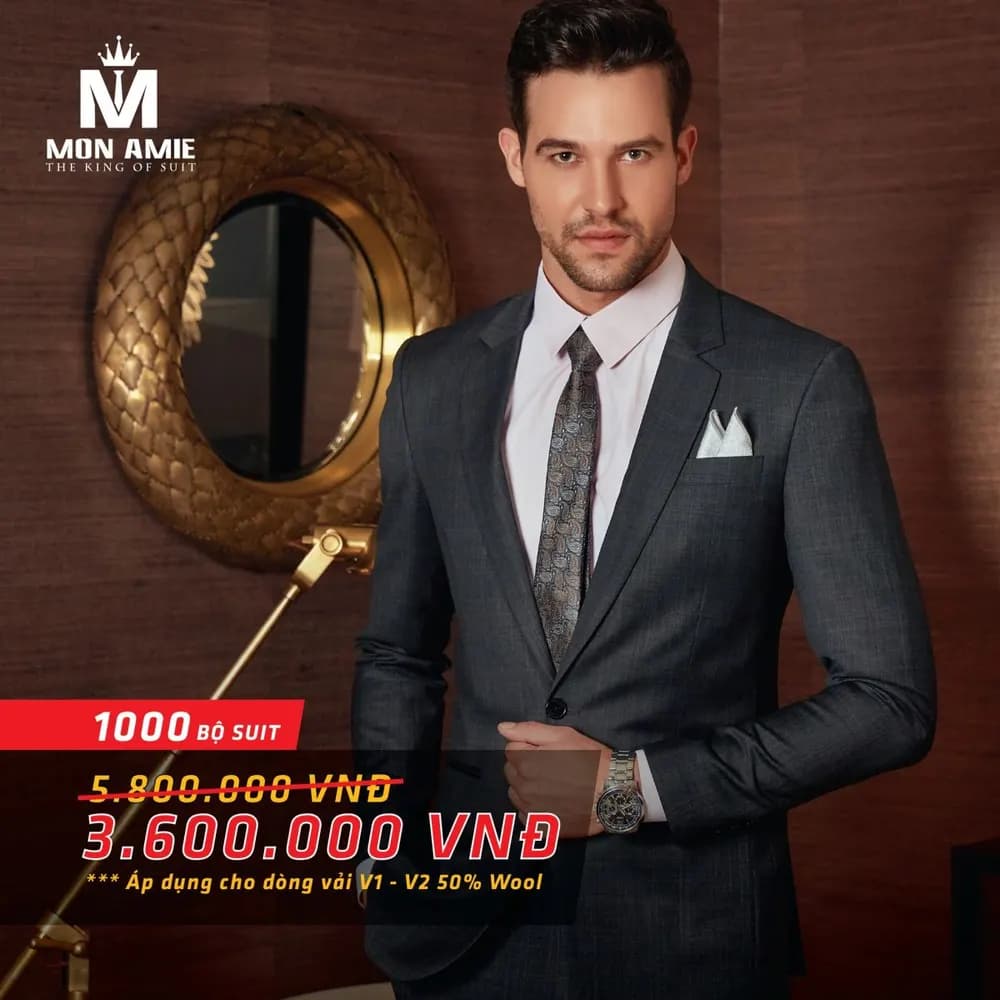 Chương trình 1000 bộ suit tri ân 32 năm Mon Amie