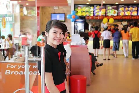 Đồng phục Lotteria và chuỗi thức ăn nhanh may thế nào cho bền