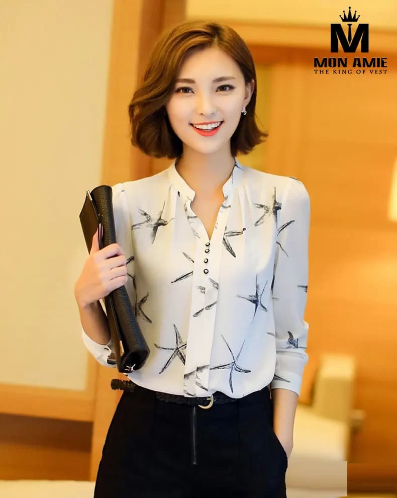 Kiểu dáng nào phù hợp khi may đồng phục sơ mi nữ?