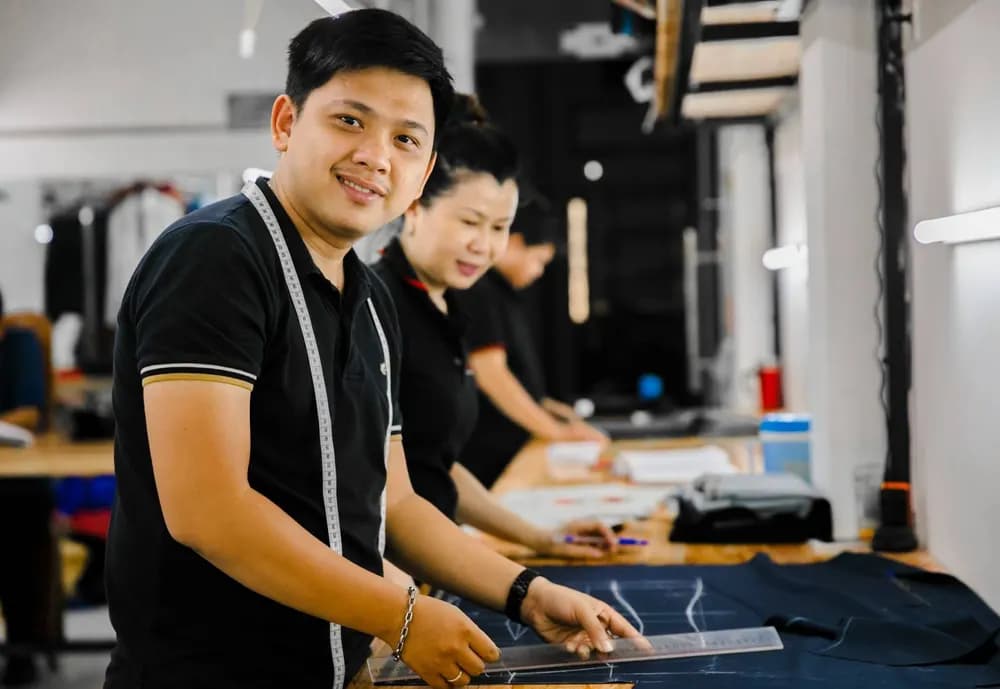 May veston cao cấp cho lãnh đạo công ty Indochine tại Quận 3