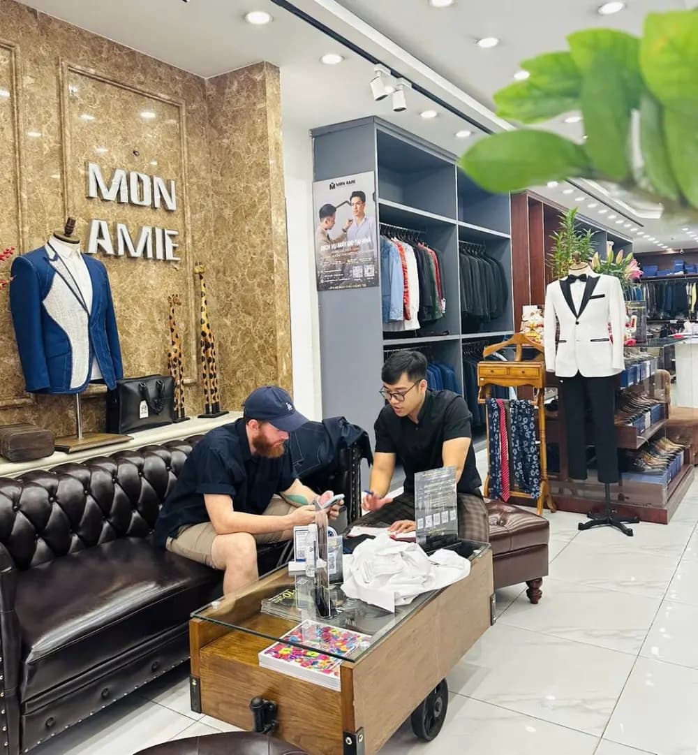 May đo tại Mon Amie: quy trình từ lấy số đo đến giao đồ