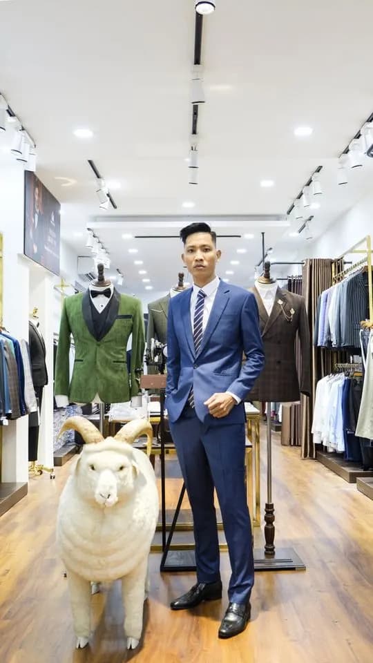 Suit nam màu xanh navy: vì sao đây là bộ đầu tiên nên may