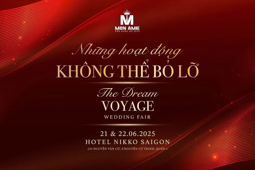 The Dream Voyage Wedding Fair và chuyện suit chú rể