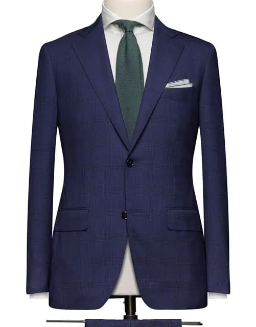 Áo vest nam công sở caro xanh navy: vì sao navy dễ mặc nhất