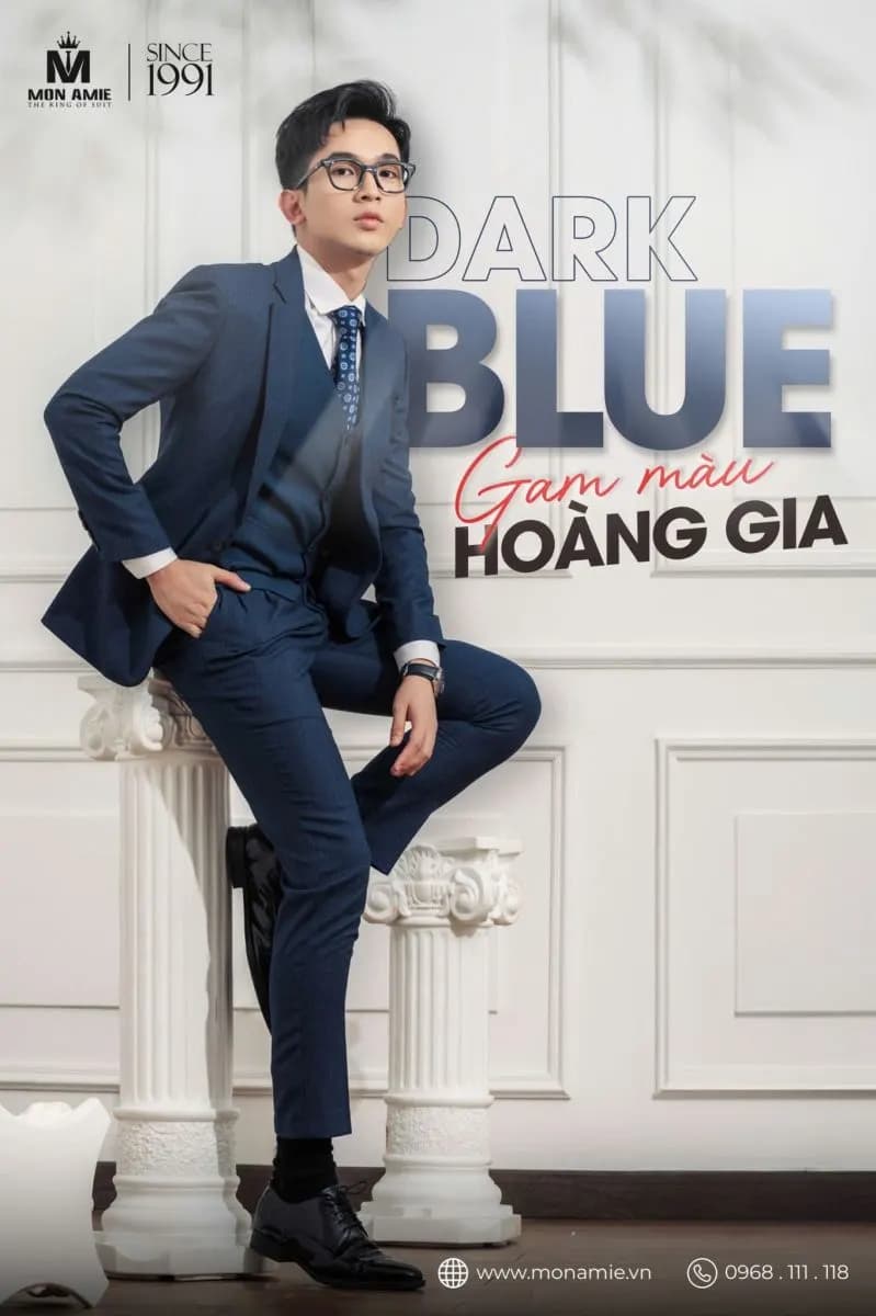 Chọn màu suit nam: vì sao xanh navy nên là bộ đầu tiên