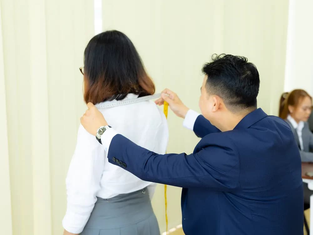 May đồng phục VRI Group: tổ chức buổi đo tại doanh nghiệp
