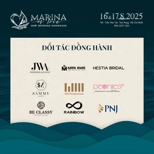 Mon Amie đồng hành sự kiện Marina of Love Wedding Showcase