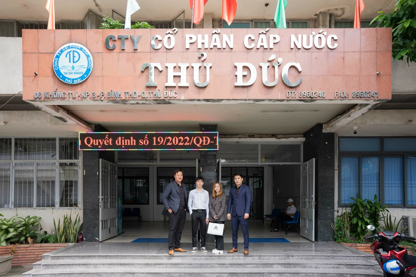 Mon Amie may đồng phục cho Công ty Cổ phần Cấp nước Thủ Đức — 1/10