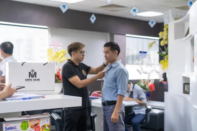 Mon Amie may đồng phục cho Tập đoàn Xây dựng Hòa Bình — 5/11