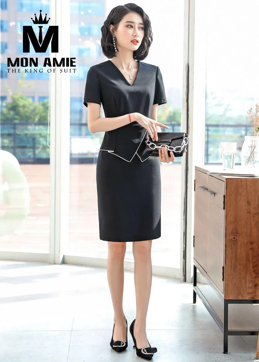 May Đồng Phục Đầm Công Sở pn1230 — 1/5