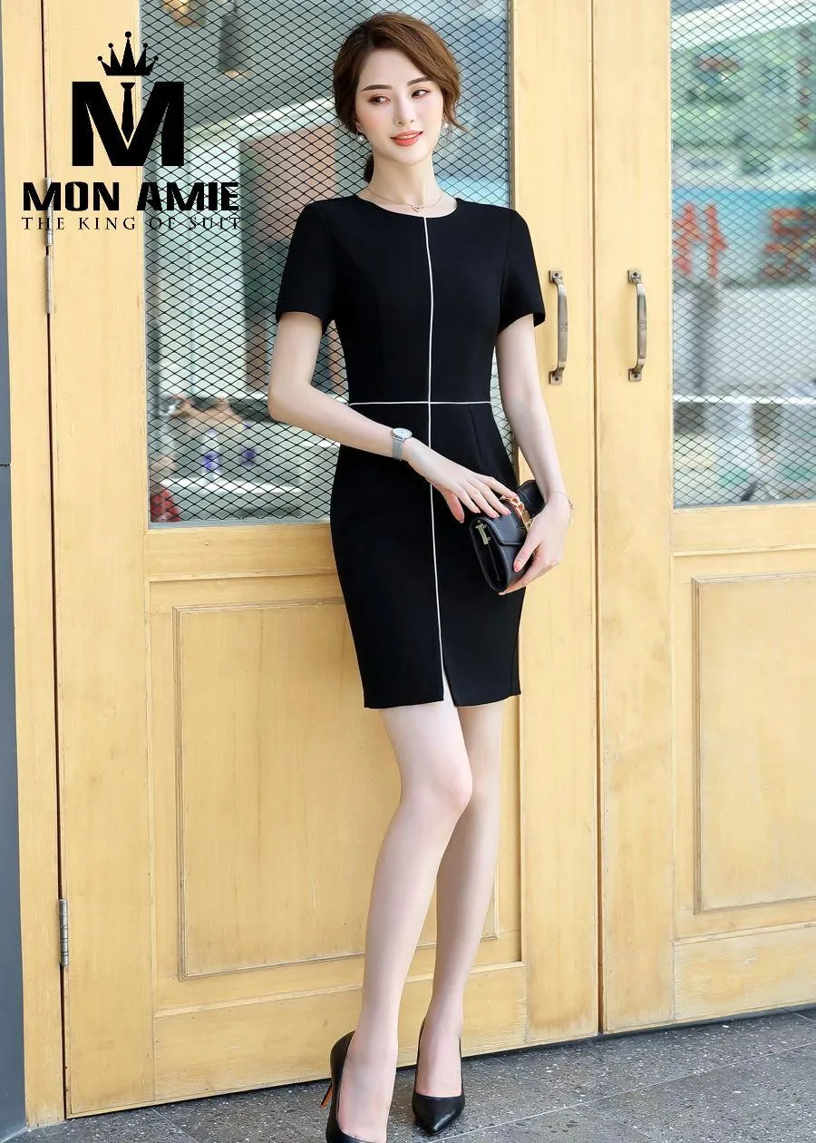 May Đồng Phục Đầm Công Sở pn1258 — 1/5