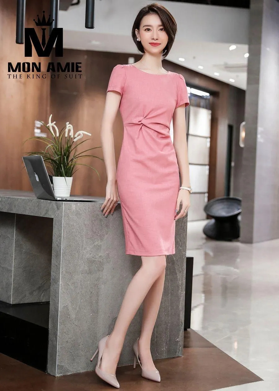 May Đồng Phục Đầm Công Sở pn1377 — 1/5