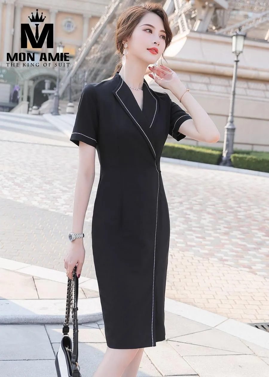 May Đồng Phục Đầm Công Sở pn1681 — 1/5