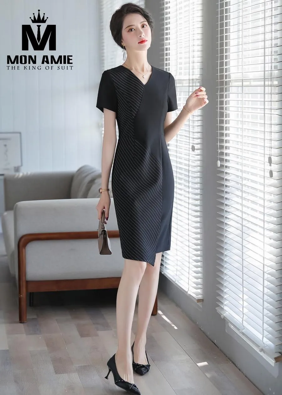 May Đồng Phục Đầm Công Sở pn1684 — 1/5