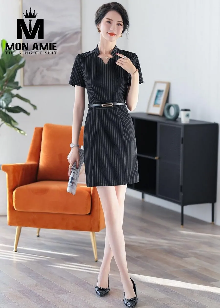 May Đồng Phục Đầm Công Sở pn1687 — 1/5