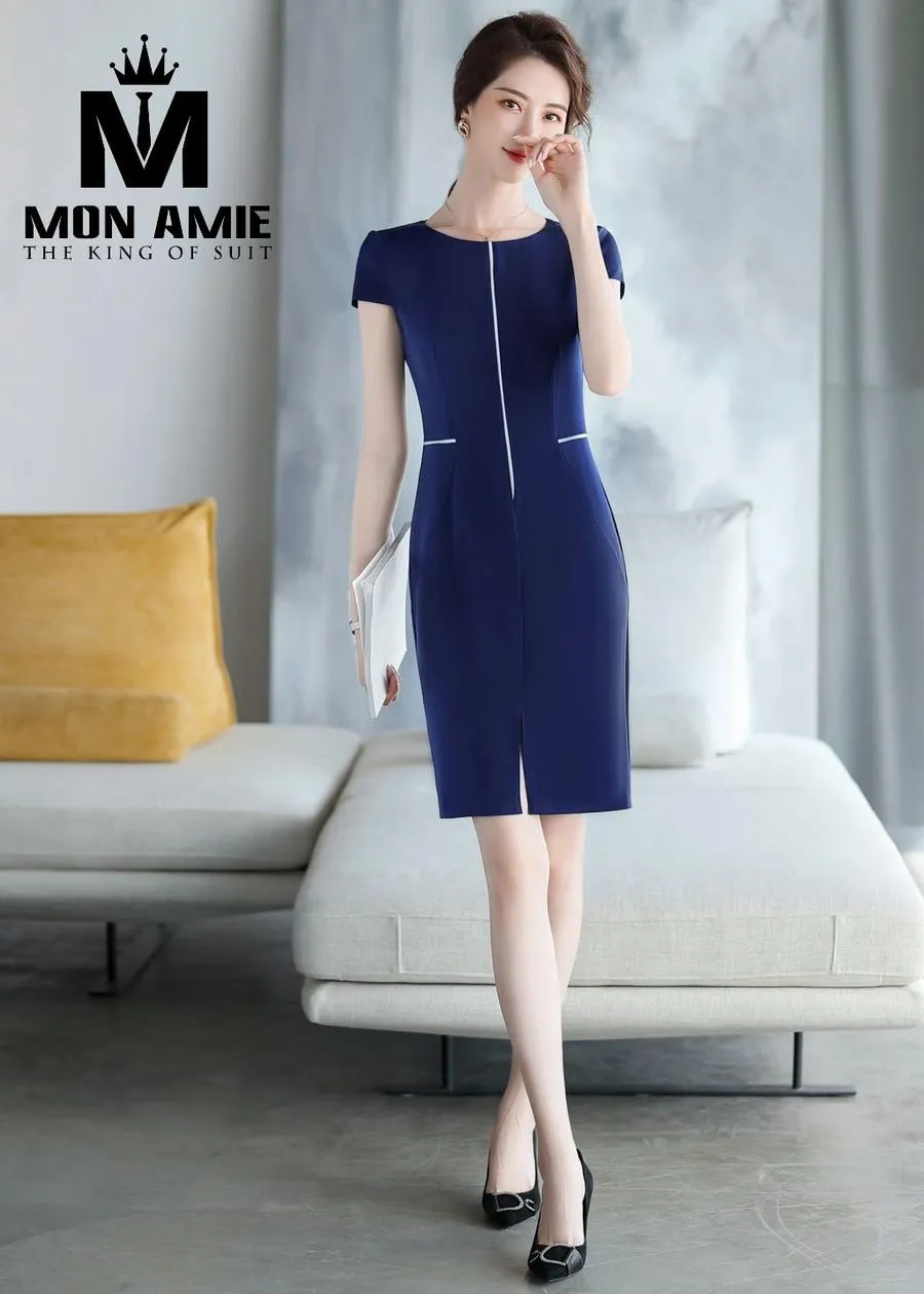 May Đồng Phục Đầm Công Sở pn1726 — 1/5