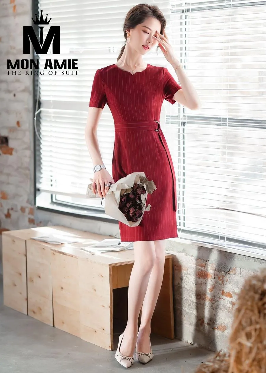 May Đồng Phục Đầm Công Sở pn1814 — 1/5