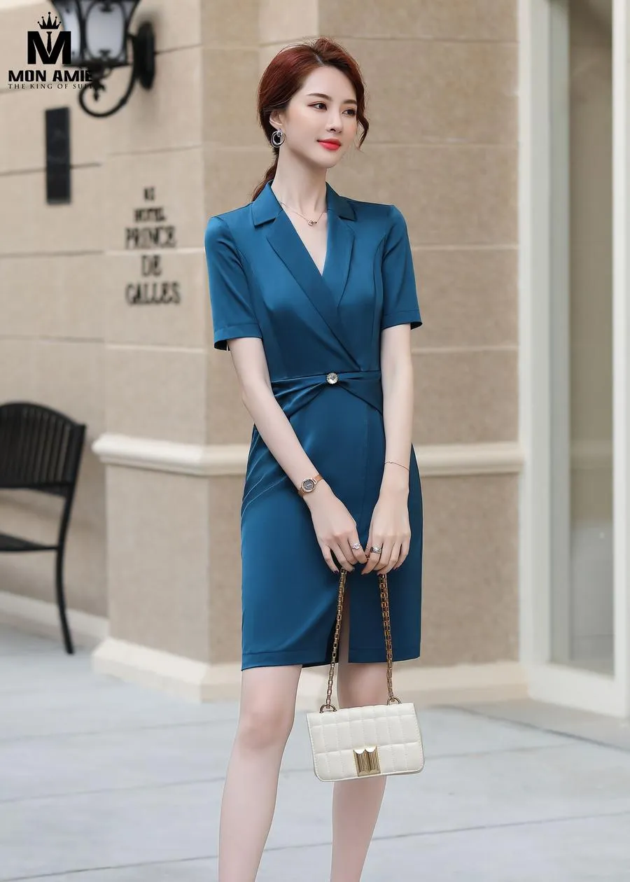 May Đồng Phục Đầm Công Sở pn1836 — 1/5