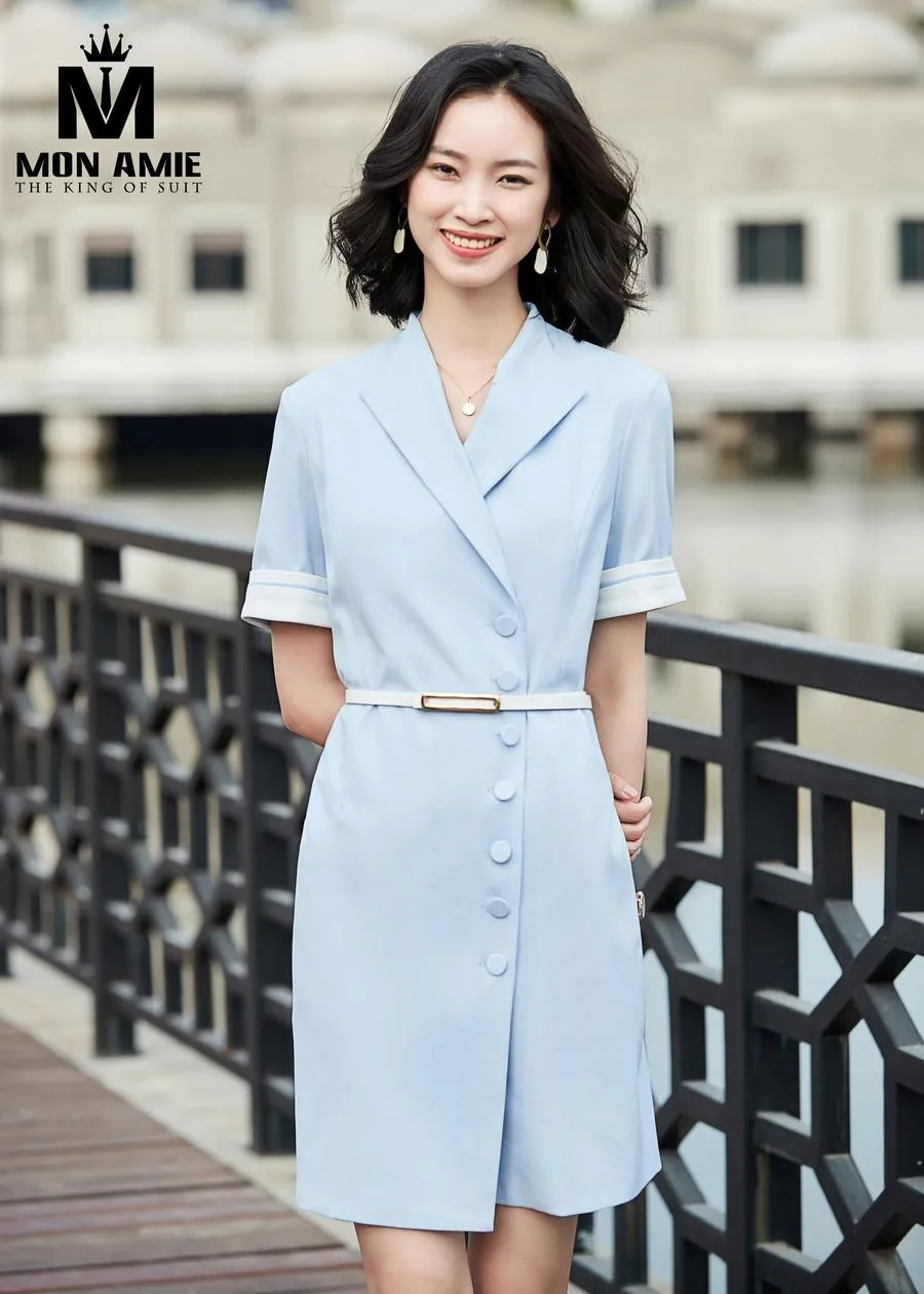 May Đồng Phục Đầm Công Sở pn1847 — 1/5