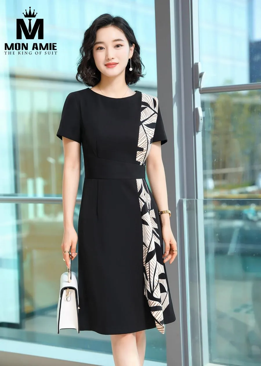 May Đồng Phục Đầm Công Sở pn1855 — 1/5