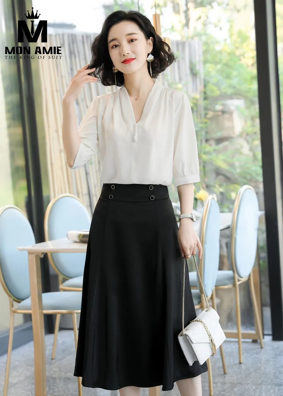 May Đồng Phục Đầm Công Sở pn1865 — 1/5