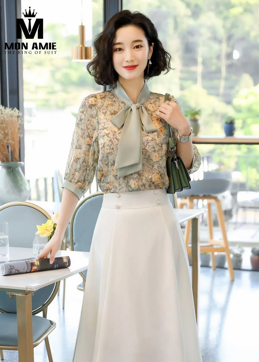 May Đồng Phục Đầm Công Sở pn1867 — 1/5
