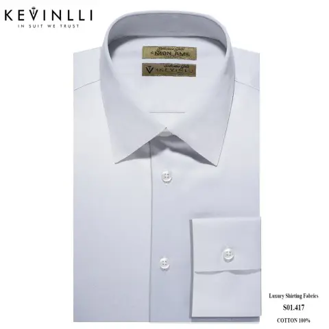 Sơ mi nam S01 · 50% cotton — S01.417