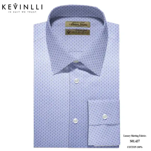 Sơ mi nam S01 · 50% cotton — S01.437