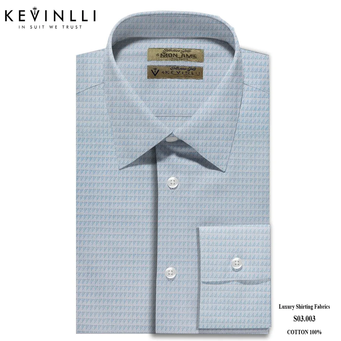 Sơ mi nam S03 · 100% cotton — 1/1