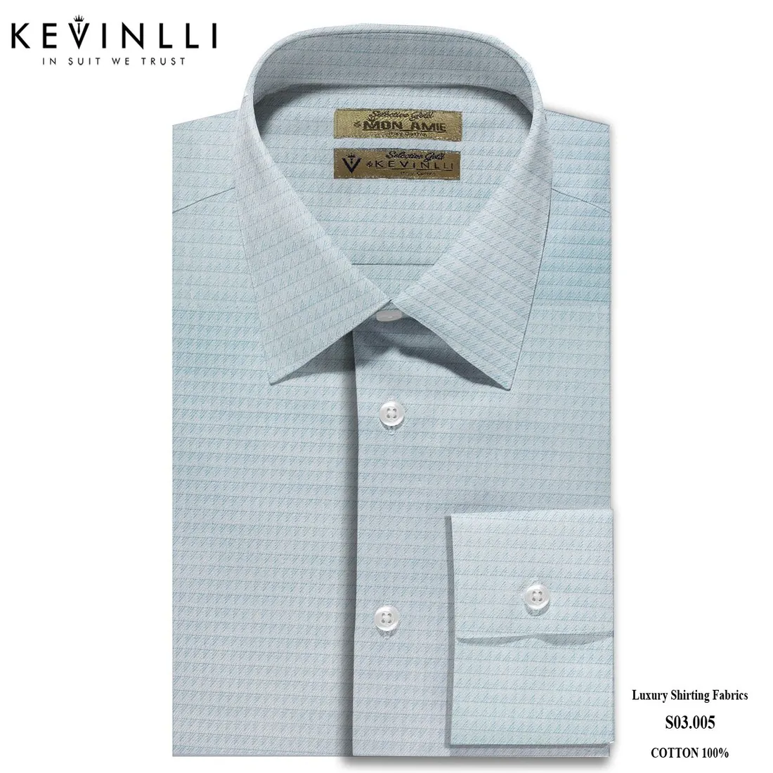Sơ mi nam S03 · 100% cotton — 1/1