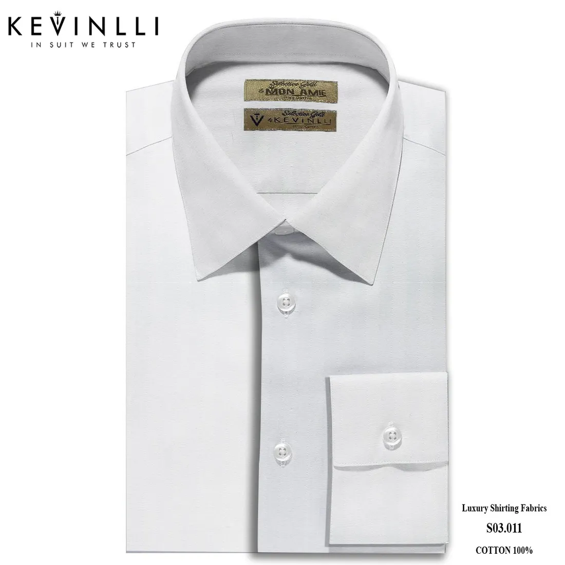 Sơ mi nam S03 · 100% cotton — 1/1