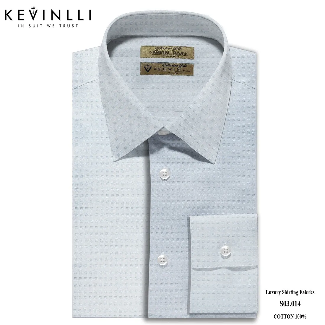 Sơ mi nam S03 · 100% cotton — 1/1