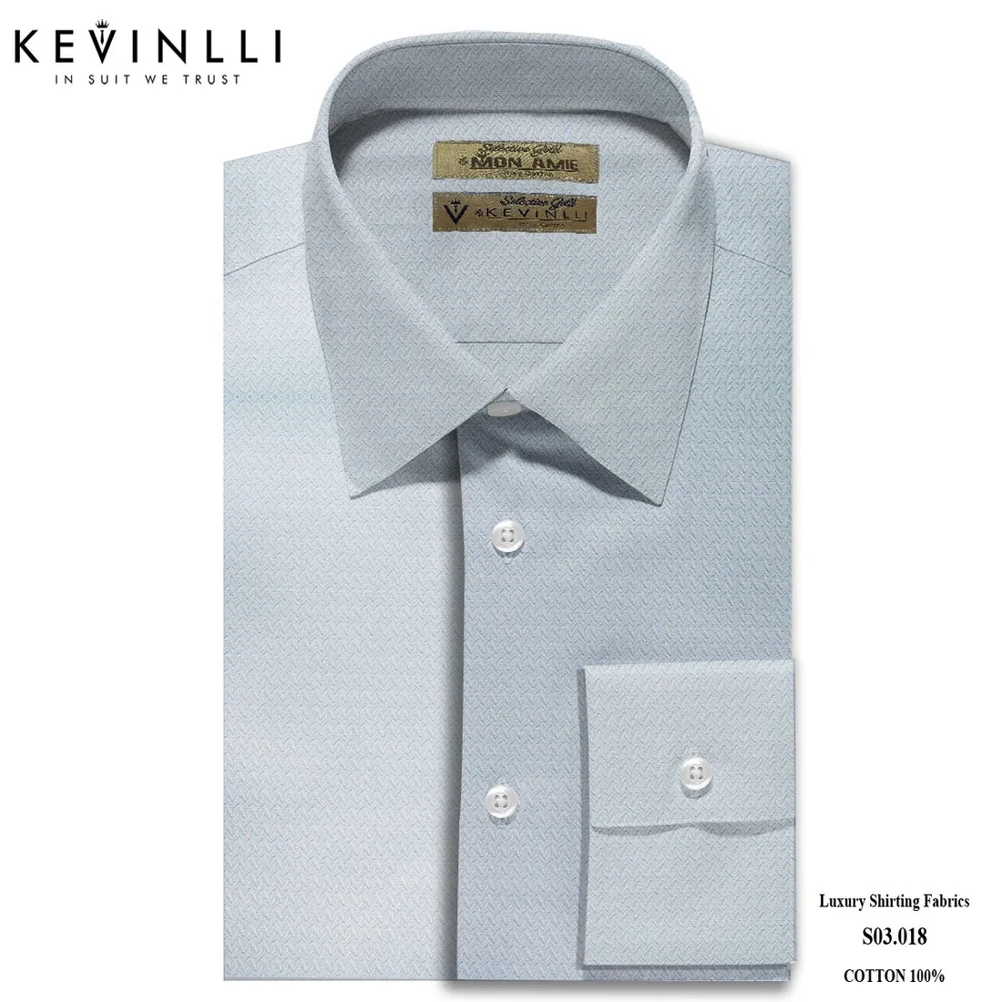 Sơ mi nam S03 · 100% cotton — 1/1