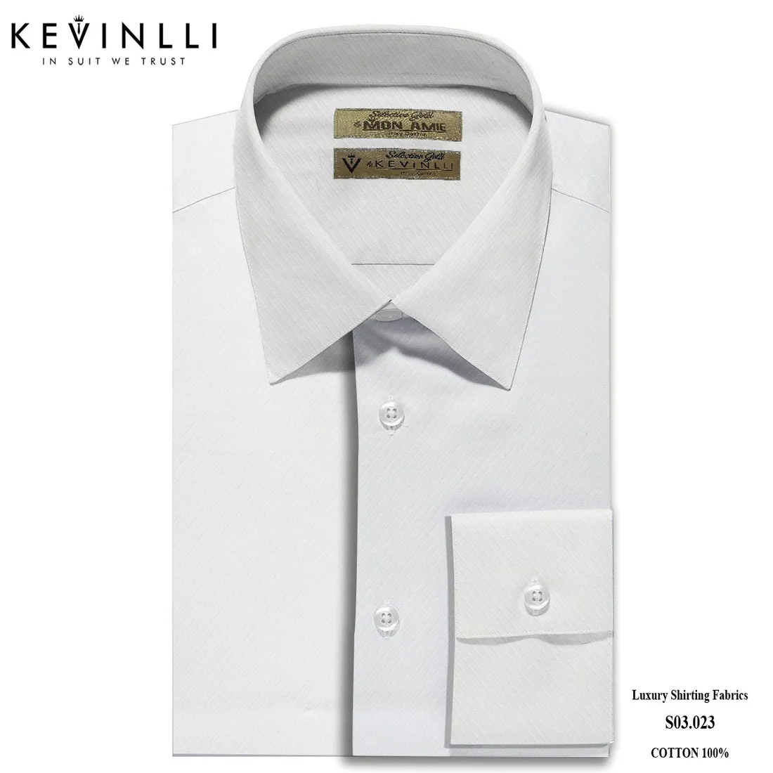 Sơ mi nam S03 · 100% cotton — 1/1