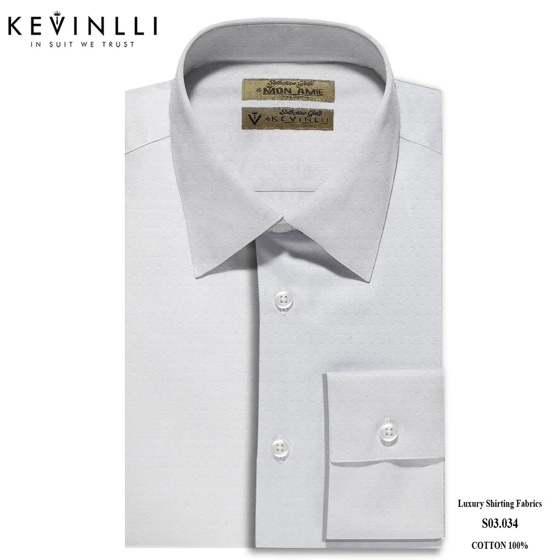 Sơ mi nam S03 · 100% cotton — 1/1