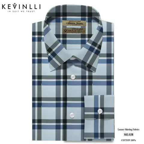 Sơ mi nam S03 · 100% cotton — S03.038