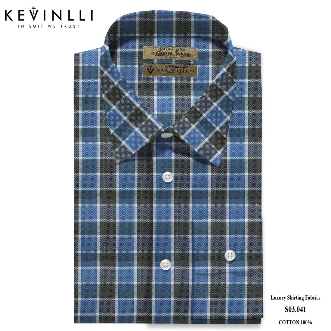 Sơ mi nam S03 · 100% cotton — 1/1