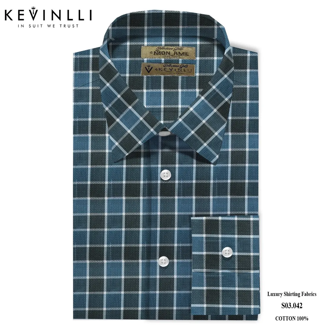 Sơ mi nam S03 · 100% cotton — 1/1