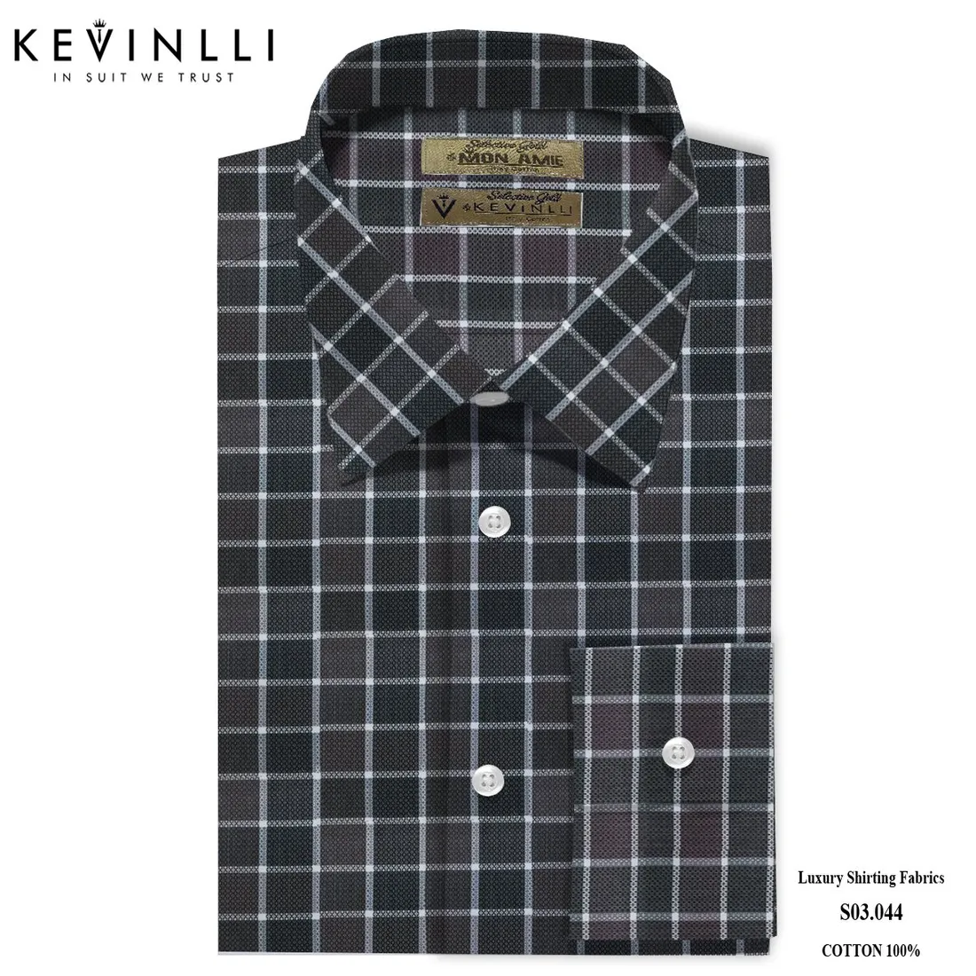 Sơ mi nam S03 · 100% cotton — 1/1