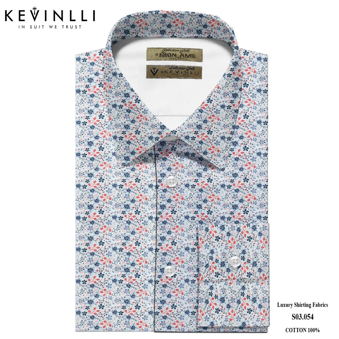 Sơ mi nam S03 · 100% cotton — 1/1