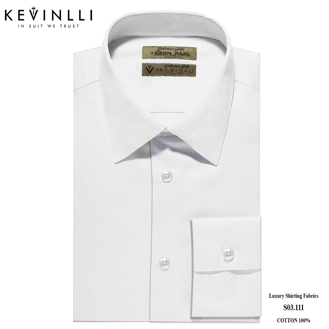 Sơ mi nam S03 · 100% cotton — 1/1