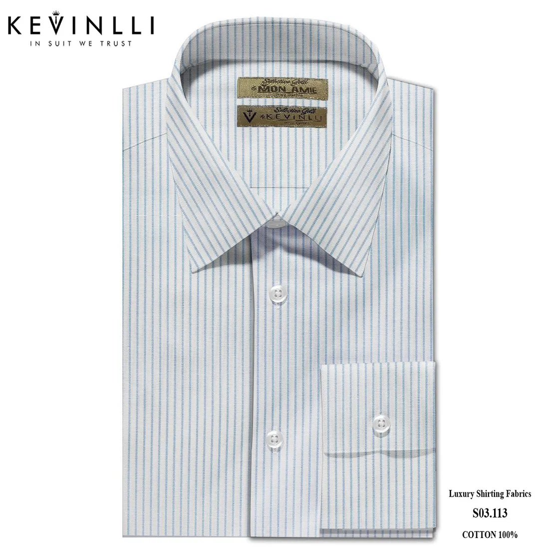 Sơ mi nam S03 · 100% cotton — 1/1