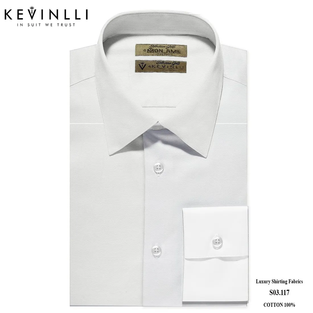 Sơ mi nam S03 · 100% cotton — 1/1