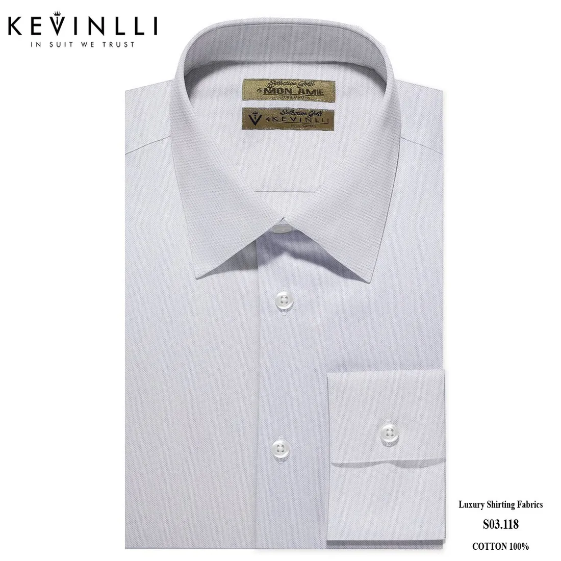 Sơ mi nam S03 · 100% cotton — 1/1