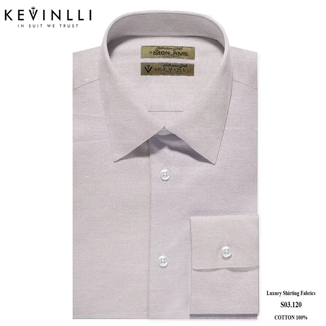 Sơ mi nam S03 · 100% cotton — 1/1