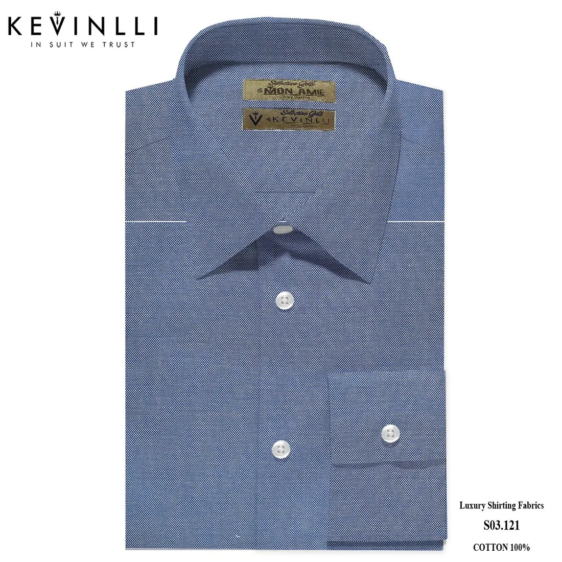 Sơ mi nam S03 · 100% cotton — 1/1