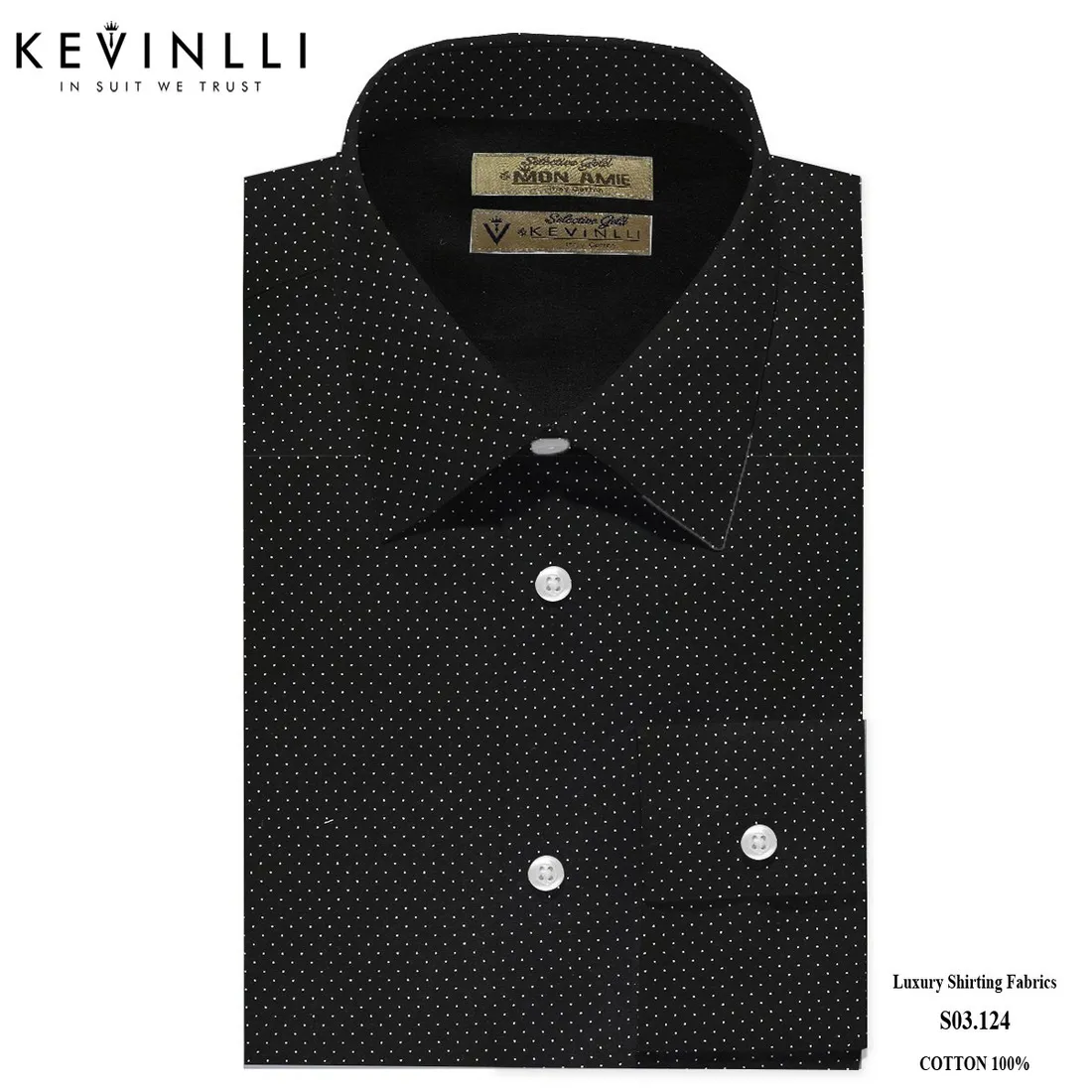 Sơ mi nam S03 · 100% cotton — 1/1