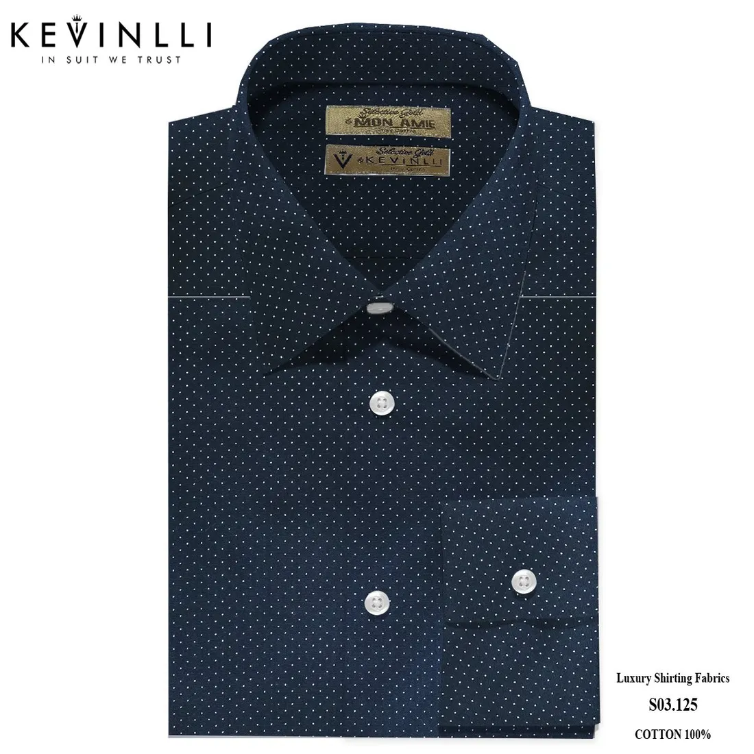 Sơ mi nam S03 · 100% cotton — 1/1