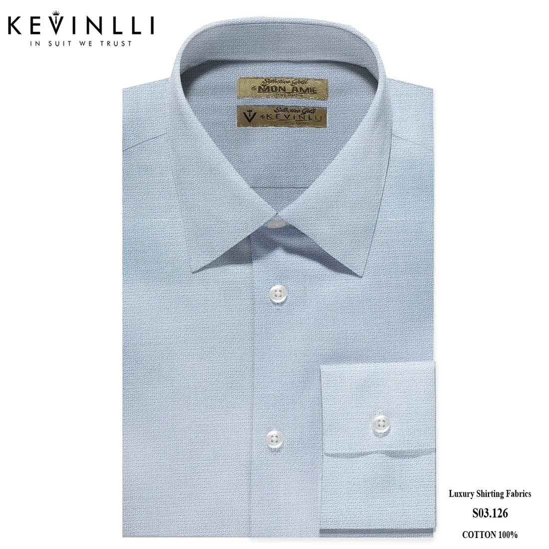 Sơ mi nam S03 · 100% cotton — 1/1