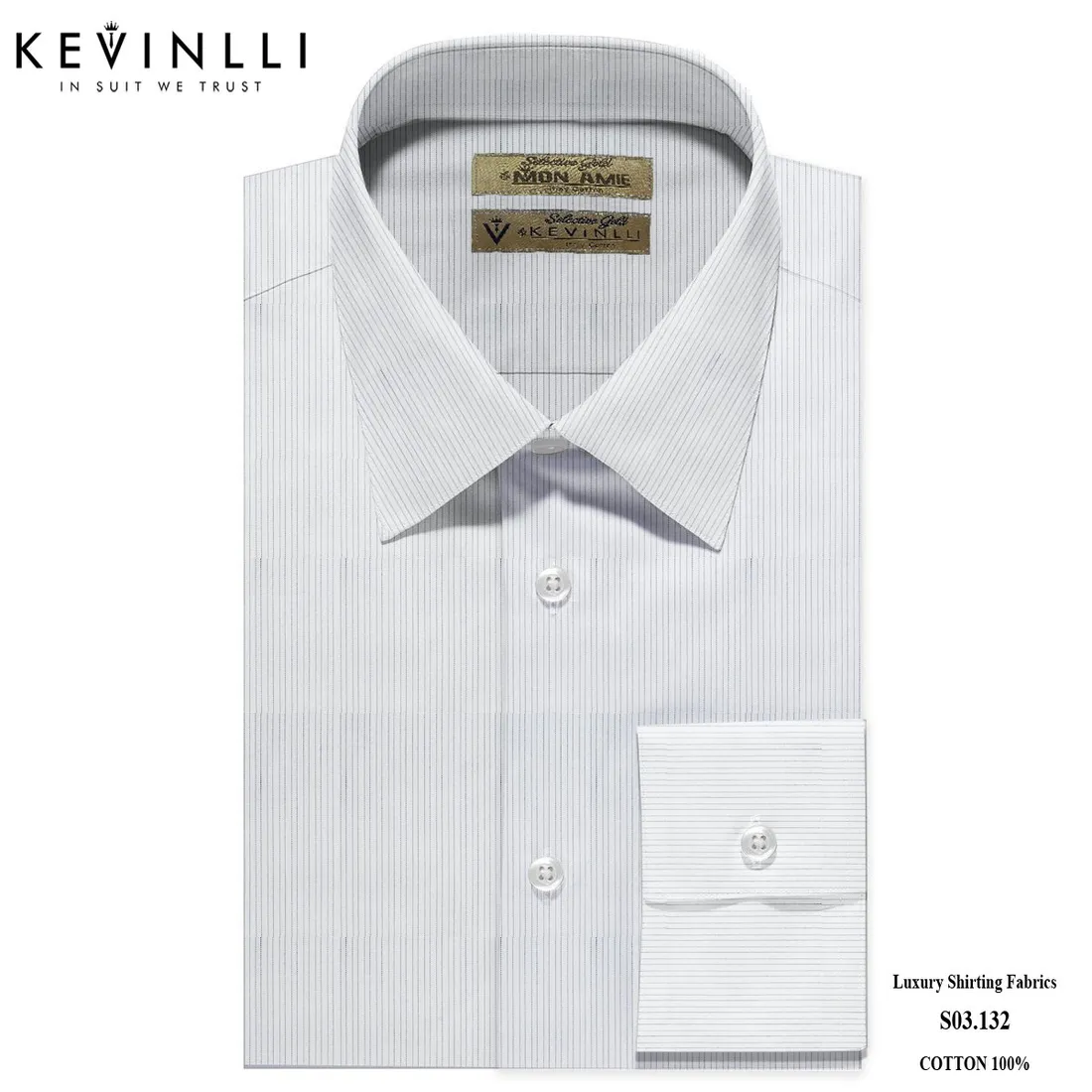 Sơ mi nam S03 · 100% cotton — 1/1